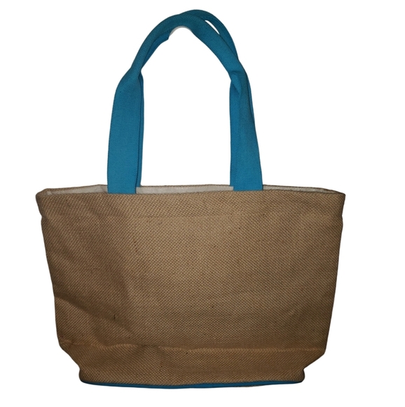 NWT SIMPLY SOUTHERN Beach Pool Tote Bag Jute Sail Away - Picture 4 of 4